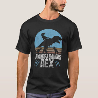 Grandpasaurus Funny Mannen T Rex Dino Gift voor Gr T-shirt