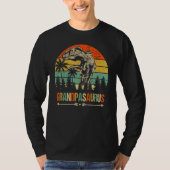 Grandpasaurus Rex Dinosaur Grandpa Saurus Family M T-shirt (Voorkant)