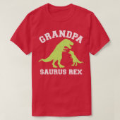 Grandpasaurus rex dinosaur voor opa t-shirt (Design voorkant)