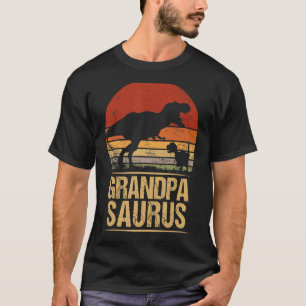 Grandpasaurus rex familie dinosaurus rex dino vade t-shirt