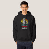 Grandpasaurus Rex Grandpa Saurus Dinosaur Funny Gr Hoodie (Voorkant volledig)