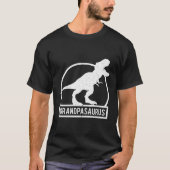 Grandpasaurus Shirt Funny Dinosaur Opa Christm (Voorkant)