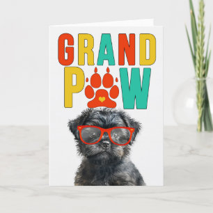 GrandPAW Affenpinscher GrandDOG Grootouders Dag Feestdagen Kaart