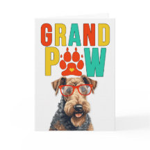 GrandPAW Airedale GrandDOG Grootouders Dag