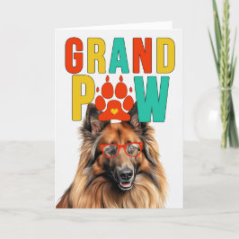 GrandPAW Tervuren GrandDOG Grootouders Dag Feestdagen Kaart