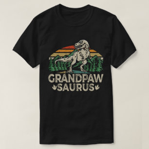 Grandpawsaurus Dinosaur Grandpa Saurus Fathers Day T-shirt