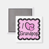 Grandpop's House Favoriete Hangout Magneet (Voorkant / Achterkant)