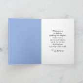 Grandson 5th Birthday Snowman Snowy  Kaart (Binnen)