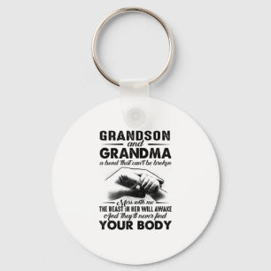 Grandson and grandma bond that cant be broken gift sleutelhanger