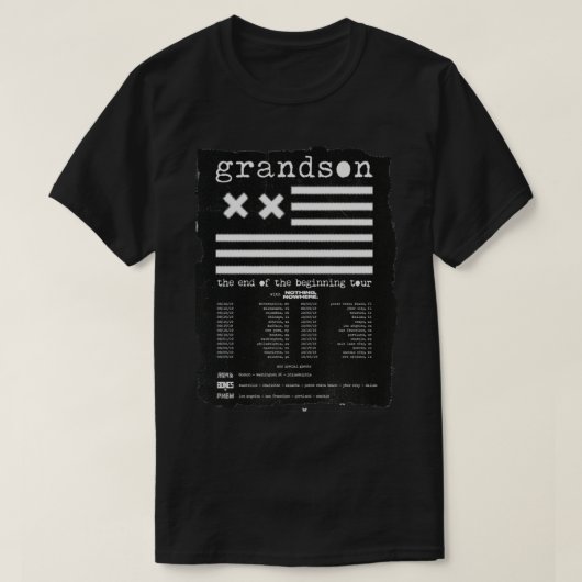 Grandson Band Tour Shirt Classic T-Shirt (Design voorkant)