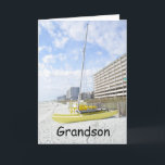 GRANDSON BEACH BIRTHDAY-ENJOY UW DAG KAART<br><div class="desc">Laat je *GRANDSON* weten hoeveel je om geeft en wens hem een ZEER HAPPY BIRTHDAY die doet wat hij graag doet!</div>