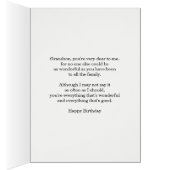 Grandson Birthday Abstract Mandala Design (Binnen (Rechts))