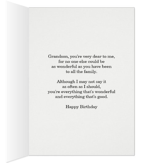 Grandson Birthday Abstract Mandala Design (Binnen (Rechts))