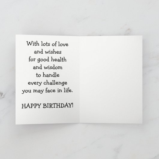 Grandson Birthday Card Kaart (Binnen)