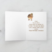 Grandson Birthday Fun Ducky Quack Quack Kaart (Binnen)