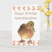 Grandson Birthday Fun Ducky Quack Quack Kaart (Gele Bloem)