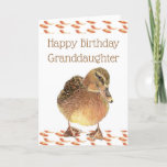 Grandson Birthday Fun Ducky Quack Quack Kaart<br><div class="desc">Funny Birthday with Cute Duck Card for your grandson with the inside verse about the ,  One little ducky with the feather on it's back,  he leads the others with a quack,  quack,  quack,  quack the nursery rhyme Six Little Ducks and a Happy Birthday</div>