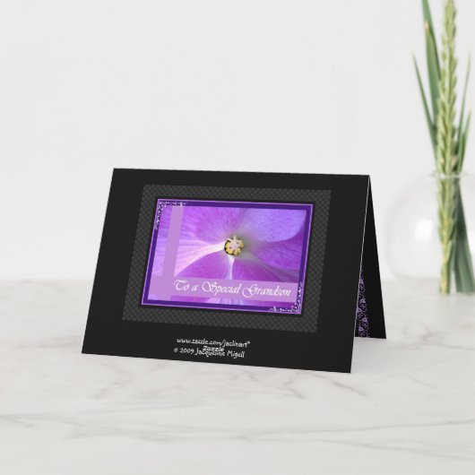 GRANDSON bruiloft gefeliciteerd Kaart (Achterkant)