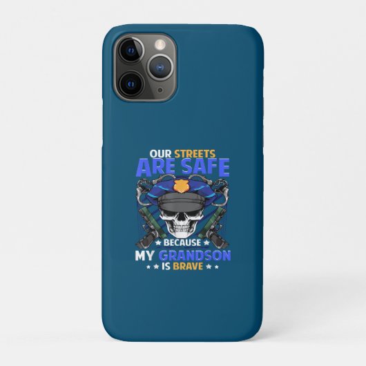 Grandson Cop Thin Blue Line Grand Son Case-Mate iPhone Case (Achterkant)