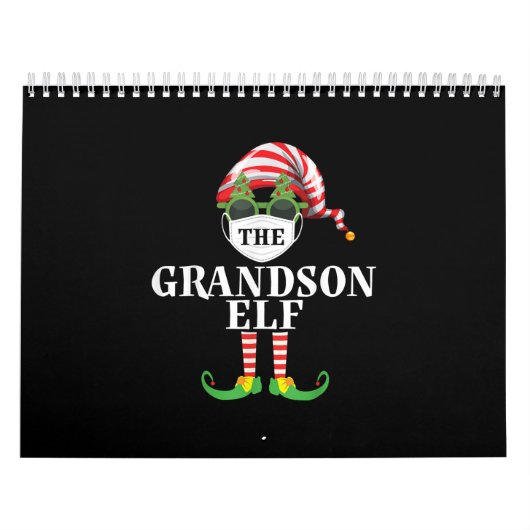 Grandson Elf Matching Kerstmis Kalender (Hoes)