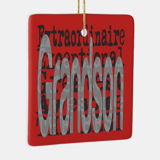 Grandson Extraordinaire Keramisch Ornament (Rechts)