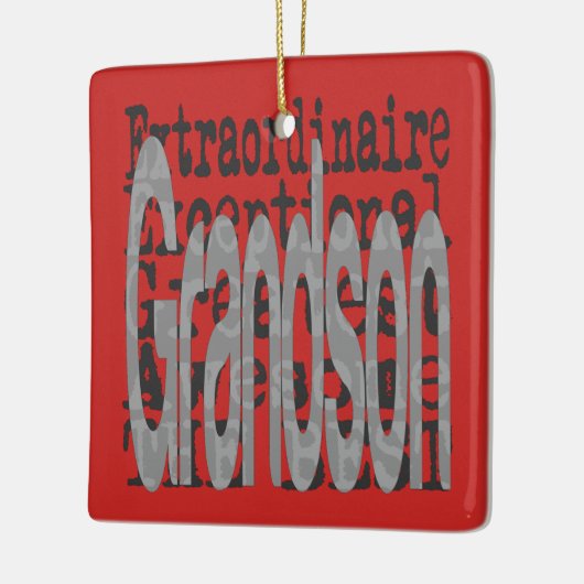 Grandson Extraordinaire Keramisch Ornament (Links)