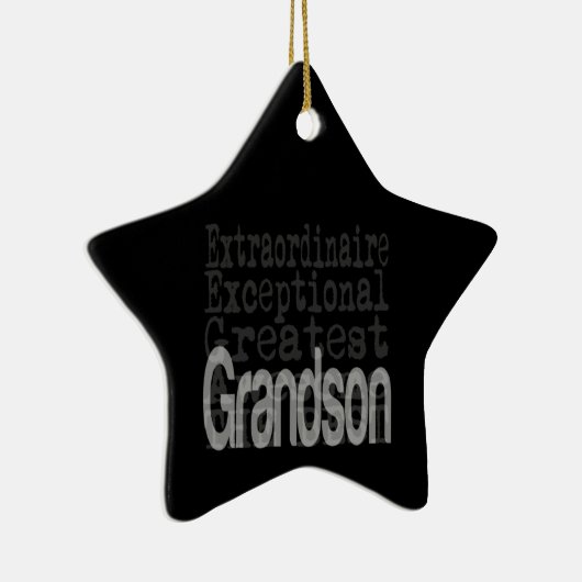 Grandson Extraordinaire Keramisch Ornament (Rechts)
