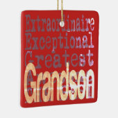 Grandson Extraordinaire Keramisch Ornament (Rechts)