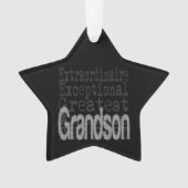Grandson Extraordinaire Ornament (voorkant)