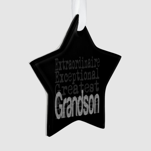 Grandson Extraordinaire Ornament (voorkant)