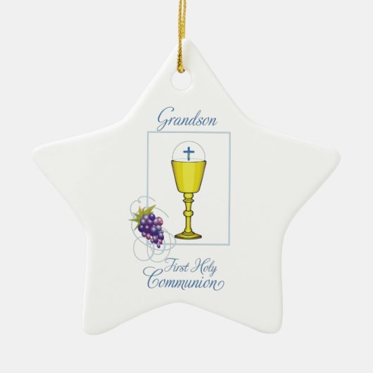 Grandson First Community, Chalice met Host Keramisch Ornament (Voorkant)