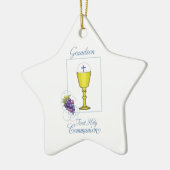 Grandson First Community, Chalice met Host Keramisch Ornament (Links)