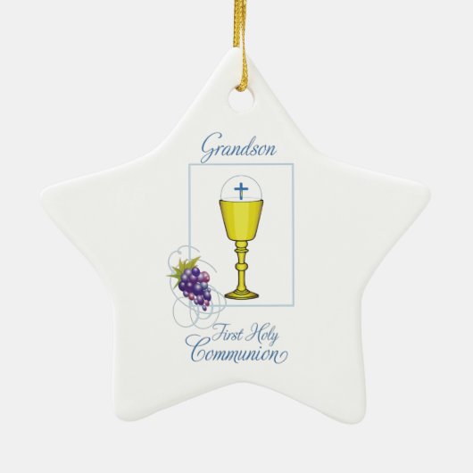Grandson First Community, Chalice met Host Keramisch Ornament (Achterkant)