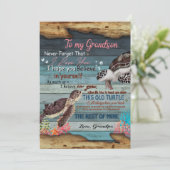 Grandson Gift | Brief aan mijn kleinzoon van opa Feestdagenkaart (Staand voorkant)