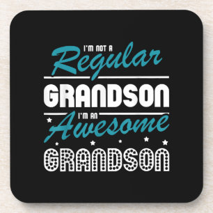 Grandson Gift Ik ben geen gewone kleinzoon Bier Onderzetter