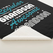 Grandson Gift | Ik ben geen gewone kleinzoon Sherpa Deken (3/4)