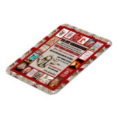 Grandson Gifts | Aan mijn kleinzoon liefde van oma Magneet (Linkerzijde)