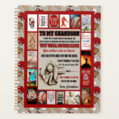 Grandson Gifts | Aan mijn kleinzoon liefde van oma Planner (Voorkant)