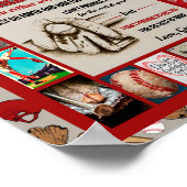 Grandson Gifts | Aan mijn kleinzoon liefde van oma Poster (Hoek)