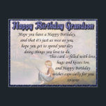 Grandson Happy Birthday Briefkaart<br><div class="desc">Hoewel E-kaarten geweldig zijn in deze wereld van de techniek, is er niets zo persoonlijk als de persoonlijke aanraking! Post-a-card van Ebbymoo is een economische manier om een speciale en persoonlijke boodschap te sturen voor Birthday, Jubileum, Get Well, Friendship en vele andere gelegenheden. Stuur er een naar iemand waar je...</div>