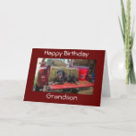 ***GRANDSON*** HAPPY BIRTHDAY KAART<br><div class="desc">BETEKENT UW GRANDSON VEEL VOOR U? LAAT HEM WETEN MET EEN KAARTJE DIE NET VOOR HEM IS GEMAAKT OP ZIJN GROTE DAG. BEDANKT VOOR HET OPLOSSEN VAN 1 VAN MIJN 8 STORES!</div>