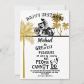 Grandson Happy Birthday Motorcycle Proud Kaart (Voorkant)