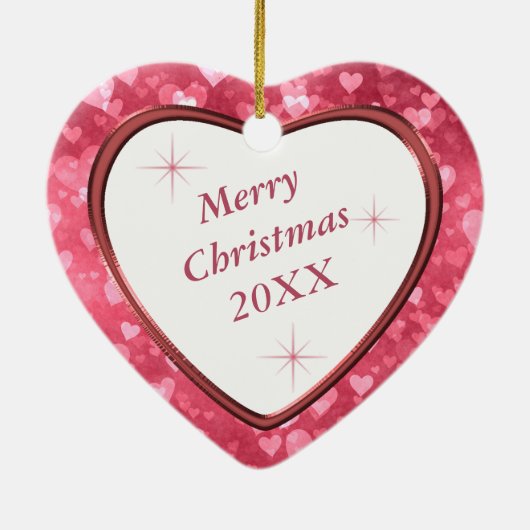 Grandson Heart Keepomwille Keramisch Ornament (Achterkant)