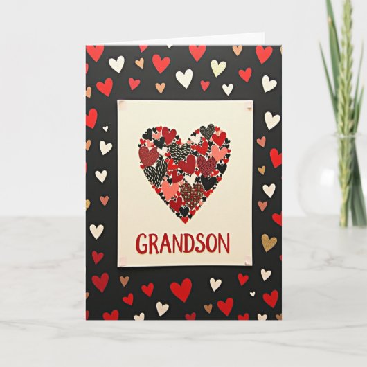 Grandson Heartfelt Love Card Kaart (Voorkant)