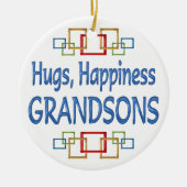 Grandson Hugs Keramisch Ornament (Voorkant)