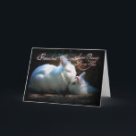 Grandson Kisses Bunnies Happy Birthday Kaart<br><div class="desc">Stomme bunnies delen een kus!</div>