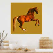 Grandson of the Godolphin Arabian, Whistlejacket Poster (Keuken)