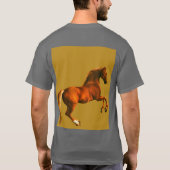 Grandson of the Godolphin Arabian, Whistlejacket T-shirt (Achterkant)