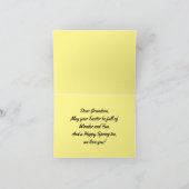 Grandson paaster Bunny met Wagon Kaart (Binnen)