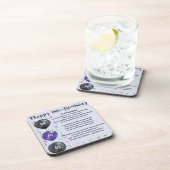 Grandson Poem - 18e verjaardag Onderzetter (Rechterzijde)